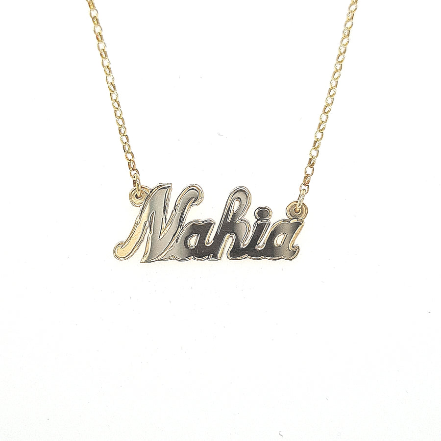 Personalised Gold Name Chain