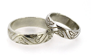 Sterling Silver Trinity Knot matching his and hers rings