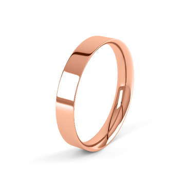 rose gold classic 2mm easy fit wedding ring