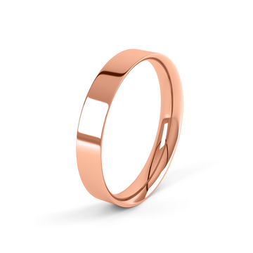 rose gold classic 6mm easy fit wedding ring
