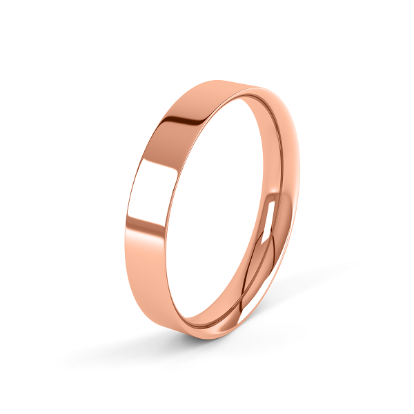 rose gold classic 5mm easy fit wedding ring