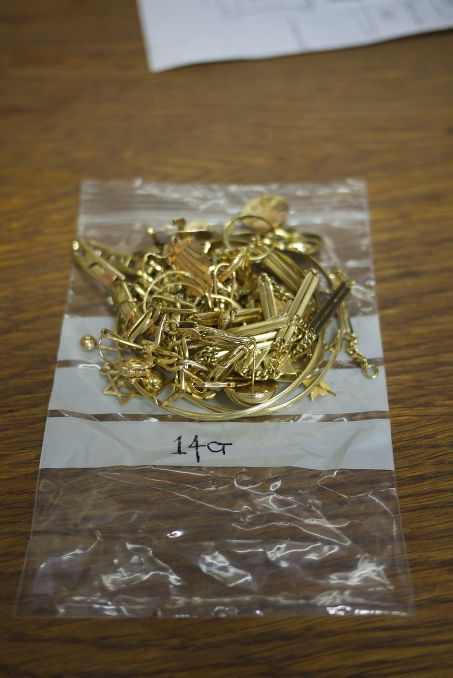 yellow gold old pre loved gold ready for upcycling